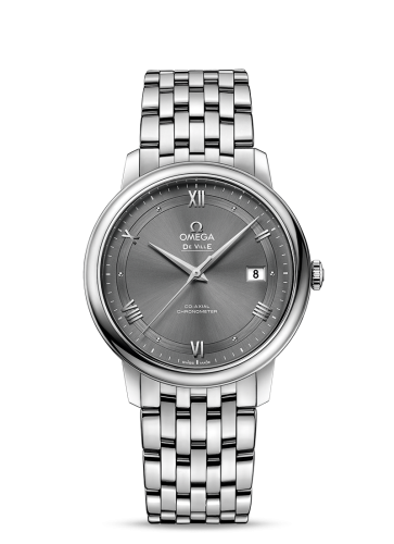 Omega De Ville Prestige Co-Axial 39.5 Stainless Steel / Vintage Grey / Bracelet